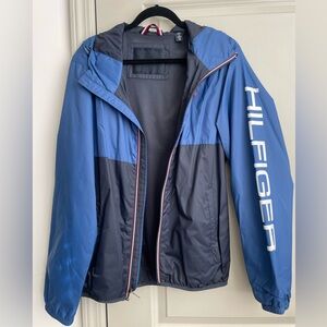 Tommy Hilfiger Men's Hooded Rain Slicker Jacket